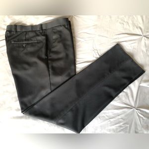 👖 Men Suit Pant Black Perry Ellis